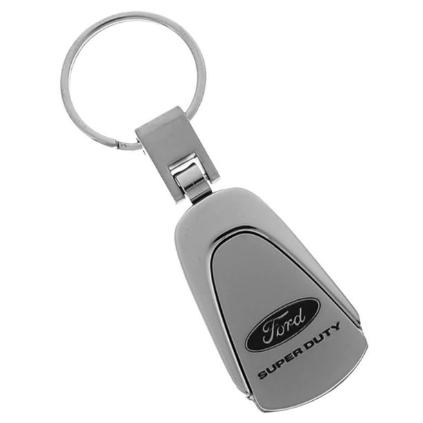 Ford Blue Keyring Chrome 3D Car Key Chain Keychain Teardrop Keyrings Car Key ST 